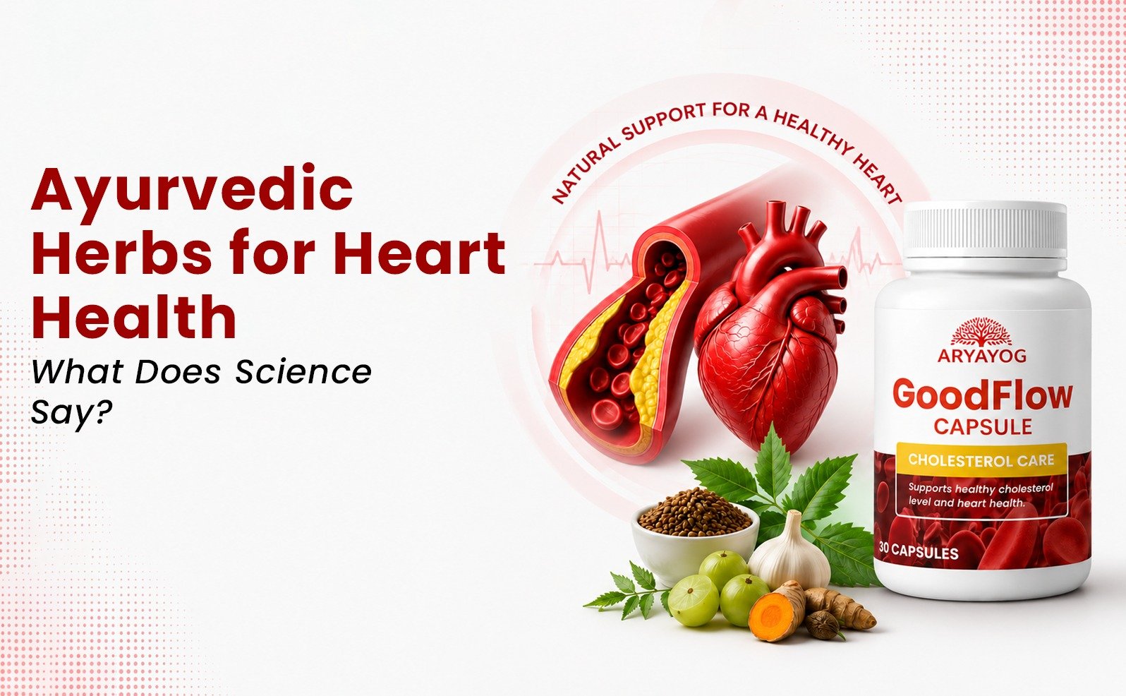 Ayurvedic Herbs for Heart Health | Natural Heart Support